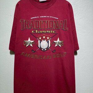 Vintage 90s Golf Classic T-Shirt Vintage American Golf Shirt Traditional